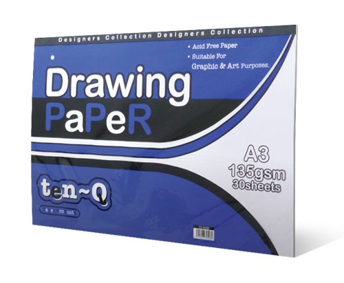 TQ 0508(M) A3 135gm 30's Drawing Paper