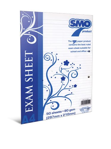 SMO-ES8050 SMO Exam Sheet 80gsm 50's